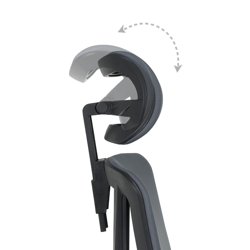 Ергономичен офис стол Carmen COTIA тъмносив